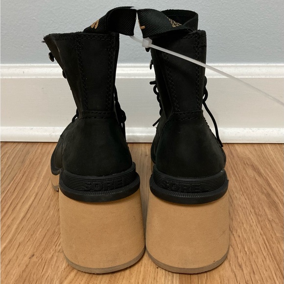 Sorel Black Hi-Line Waterproof Lace-Up Boots - Picture 5 of 7